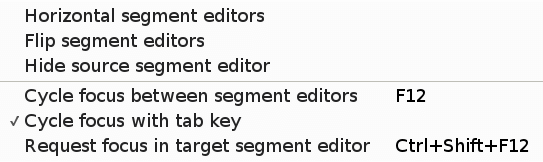 View > Segment editors submenu