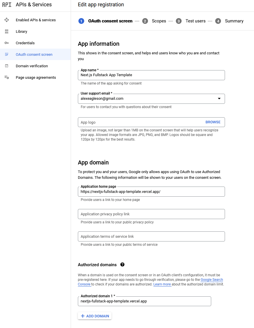 Google OAuth