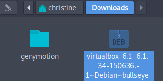 Terminal VirtualBox