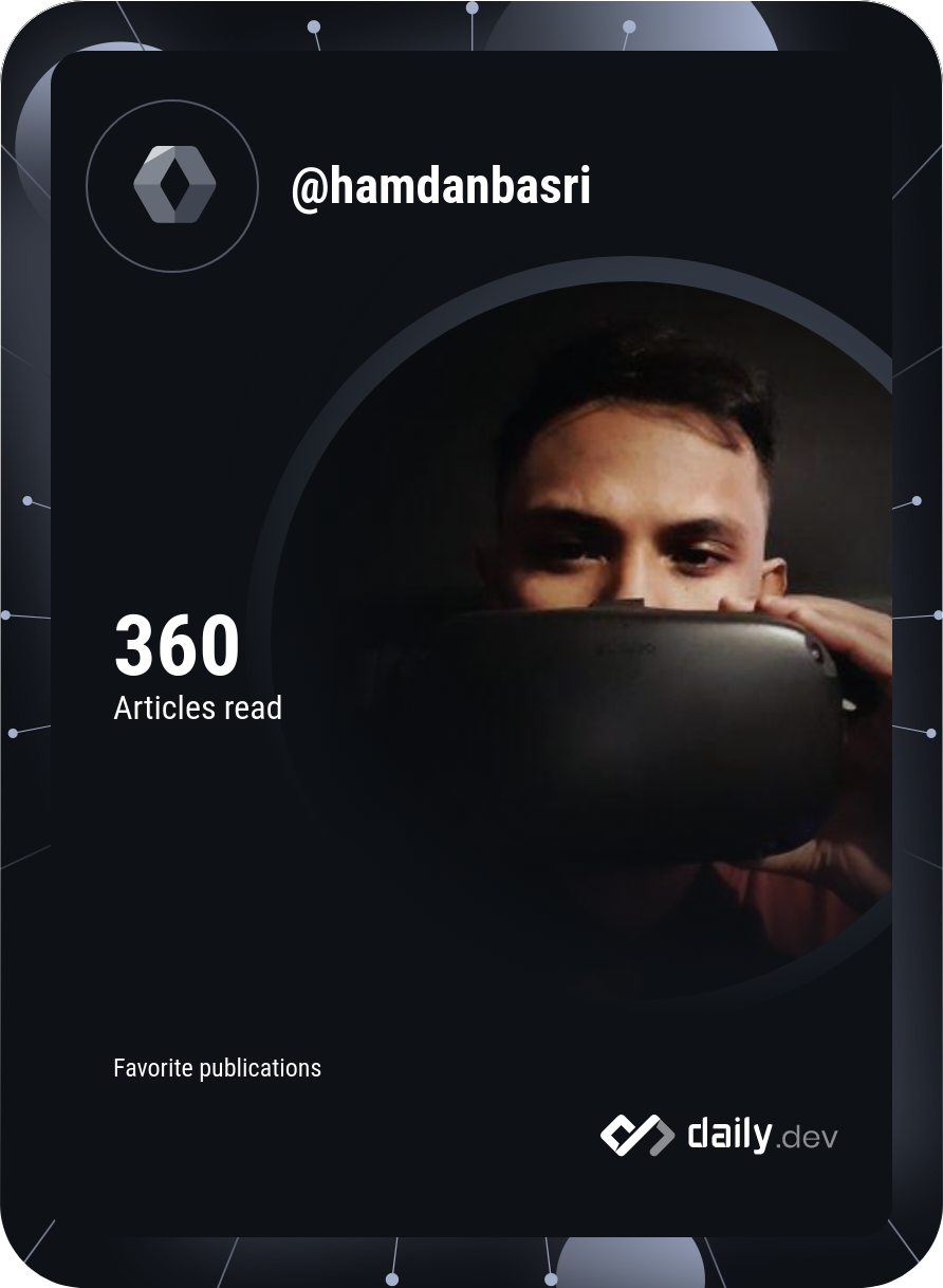 Hamdan Basri's Dev Card