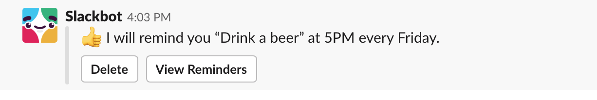 slackbot reminder