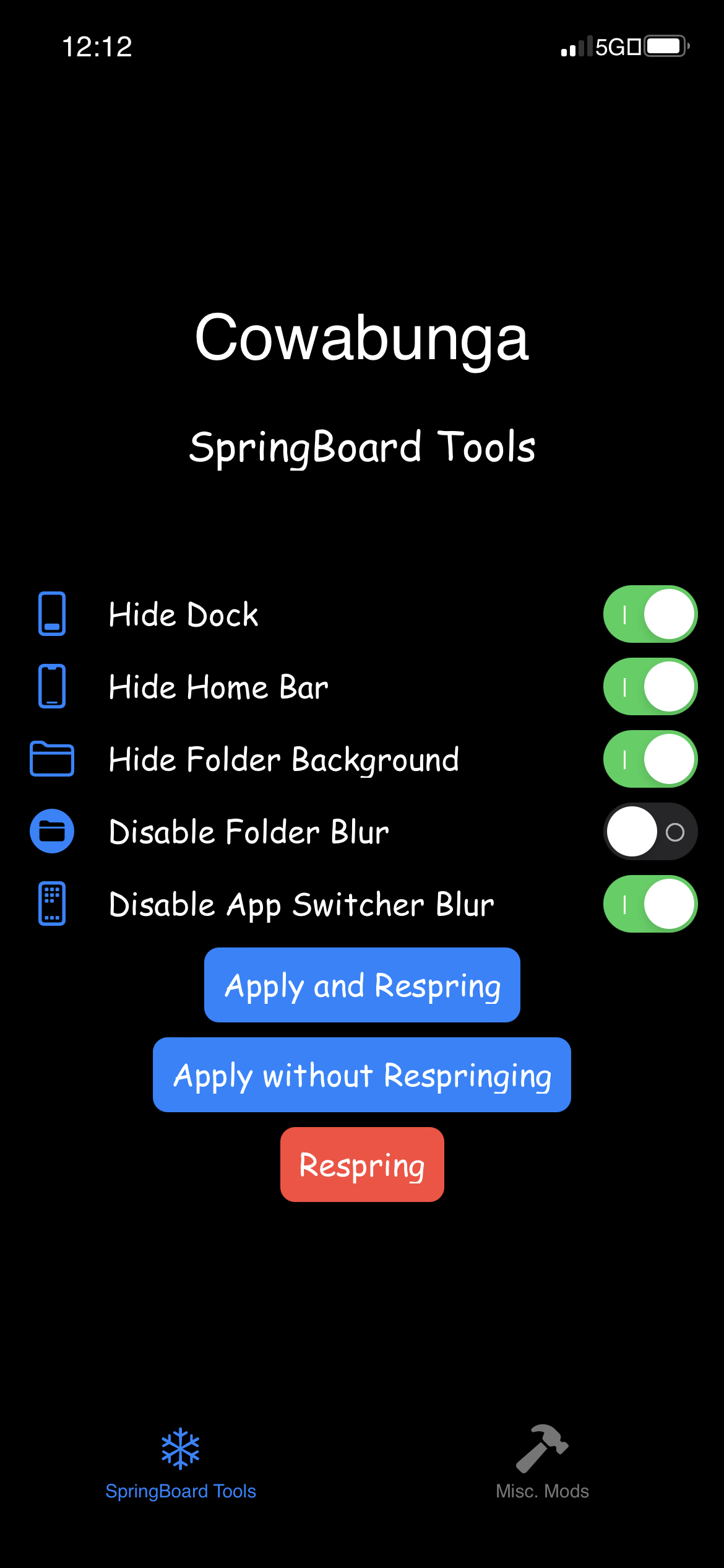 SpringBoard Tools