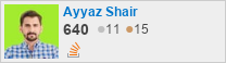 profile for Ayyaz meo on Stack Exchange, a network of free, community-driven Q&A sites