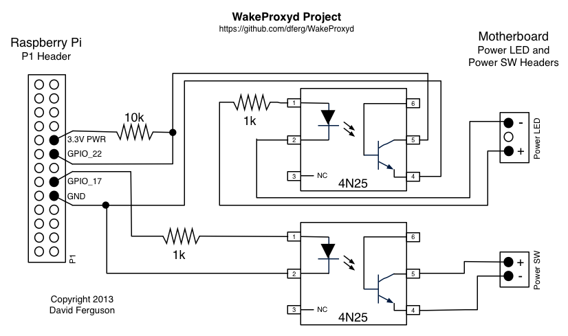 WakeProxyd Schematic