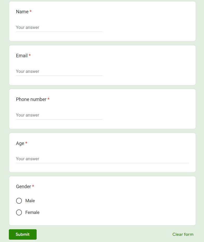 Google Form