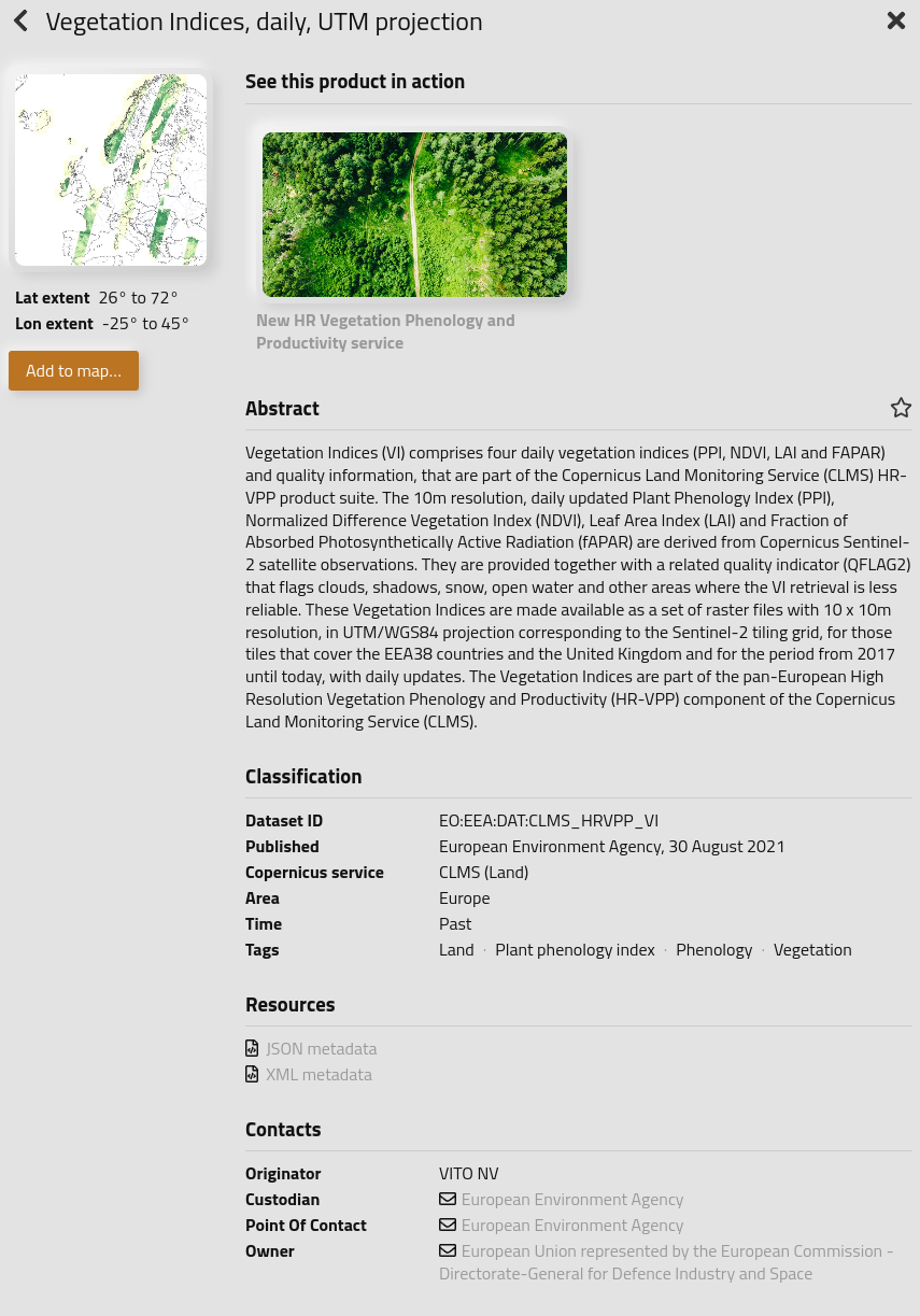 Vegetation Indices