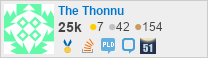 profile for The Thonnu on Stack Exchange, a network of free, community-driven Q&A sites