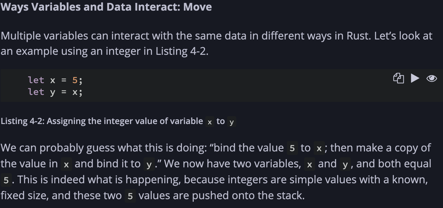 Stack-allocated move semantics