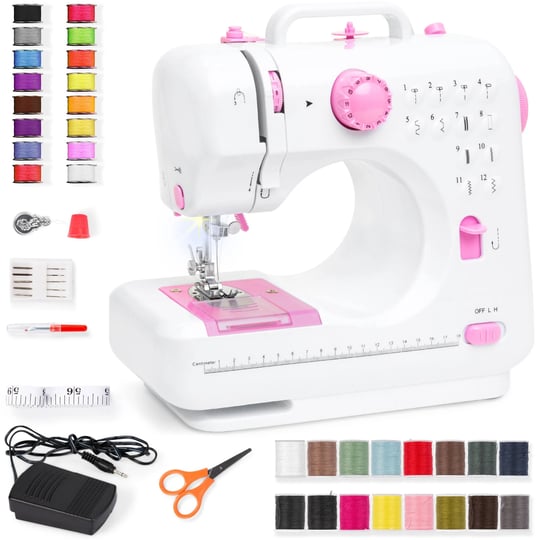 best-choice-products-6v-compact-sewing-crafting-machine-whitepink-1