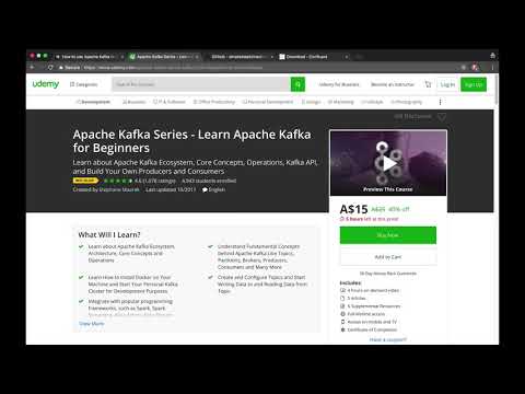 Udemy Kafka End To End Video (medium blog)