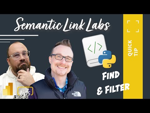 Find and Filter Items from Fabric and Power BI