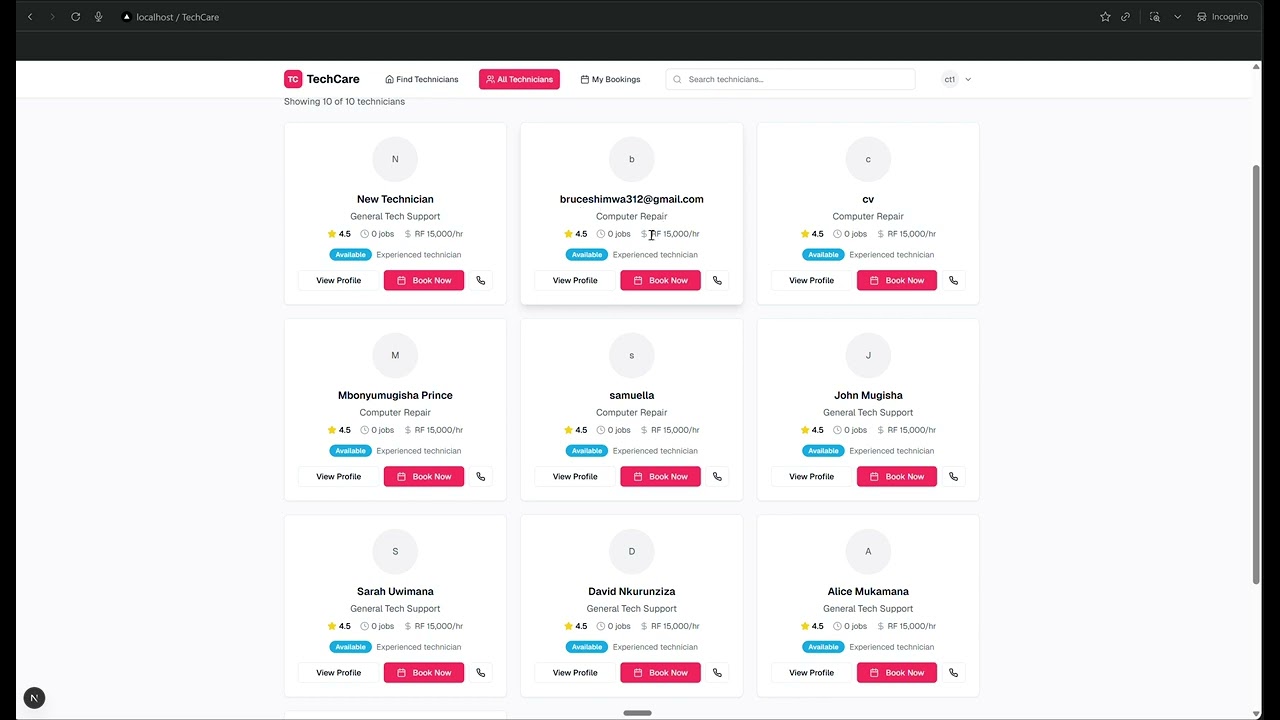 Tech-Care Platform Demo