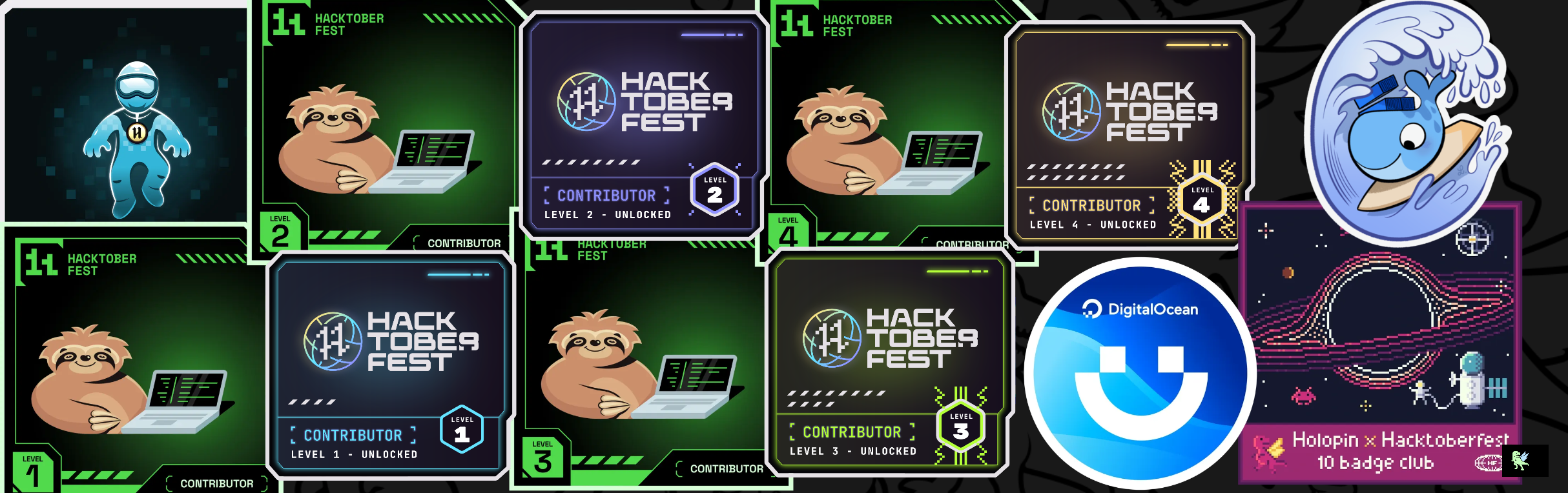 @SanjeevKumar's Holopin badges