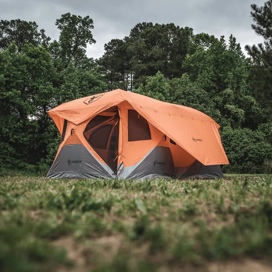 gazelle-t8-8-person-hub-tent-sunset-orange-1