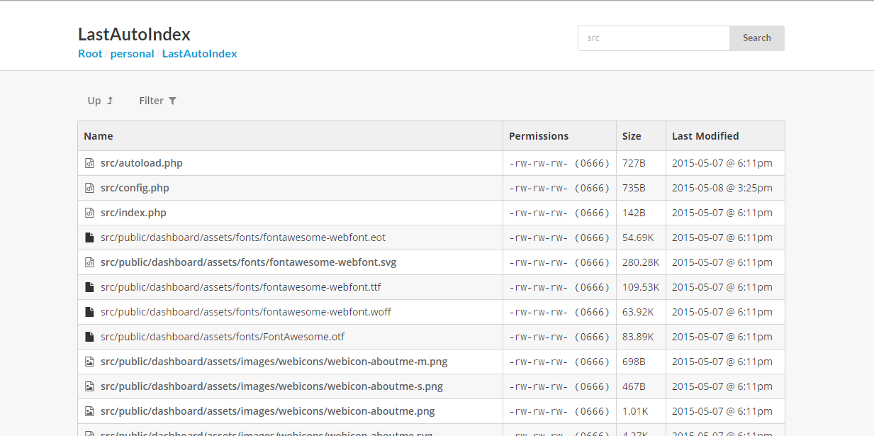 Preforming a search in LastAutoIndex