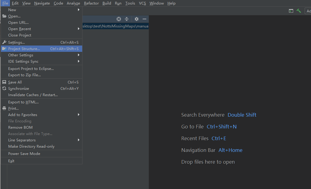 set up the project structure