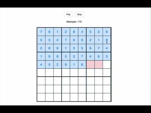 Backtracking Algorithm Demo