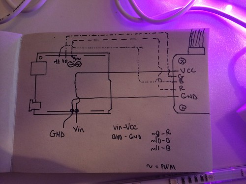 Using Arduino (right) as a controller for the DIODER LED bars