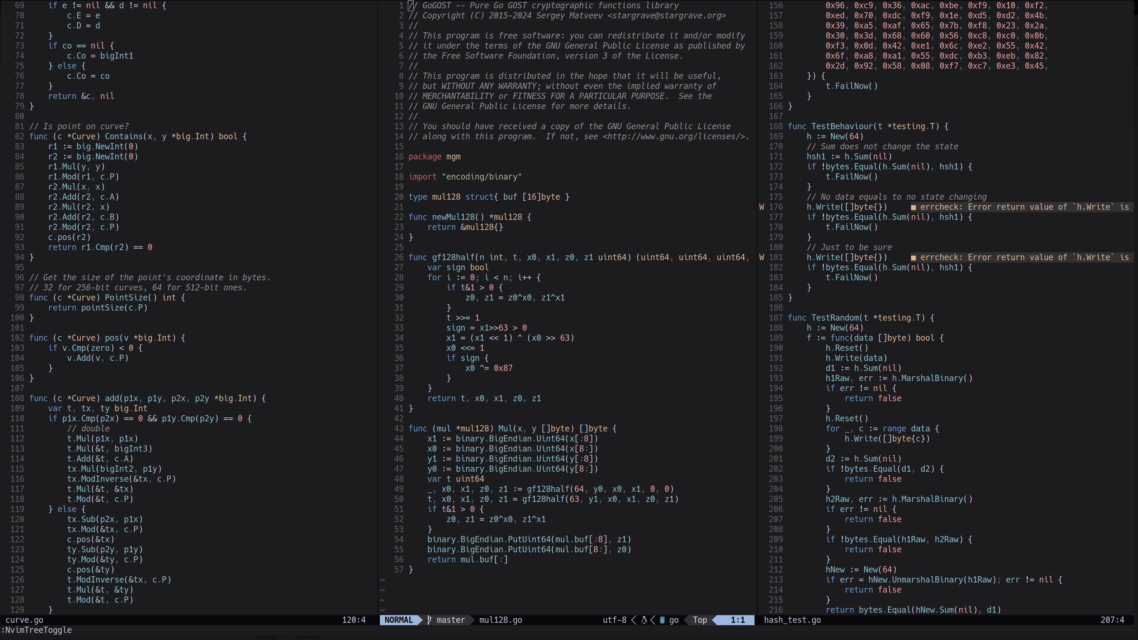 Irae neovim theme