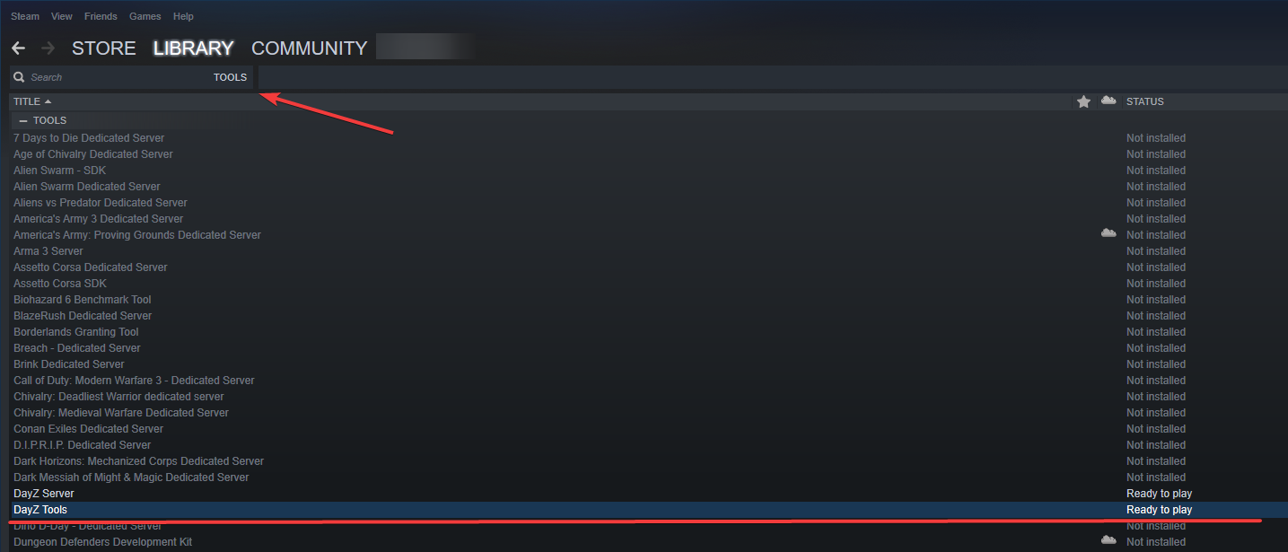 DayZ Tools Steam